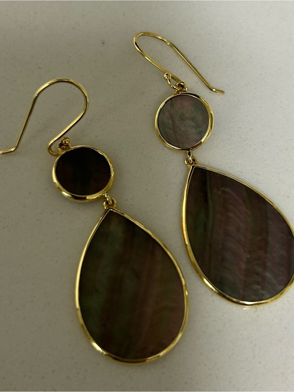 Ippolita 18k Gold-Trim Rock Candy Drop Earrings
